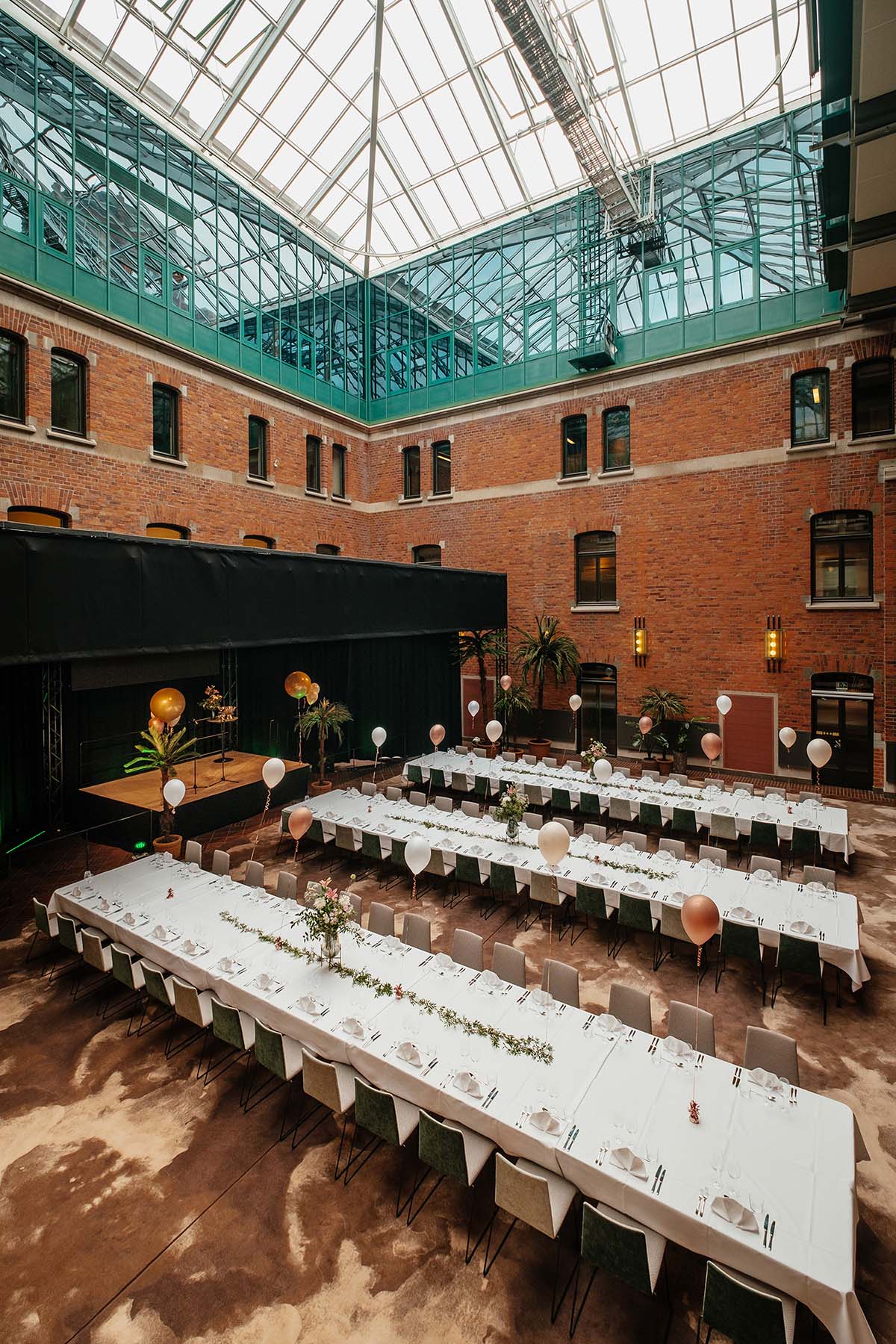 Palmsalen - up to 300 people.